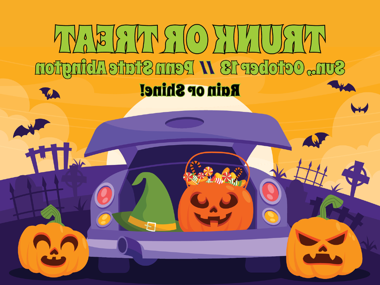 Graphic with pumpkin for Trunk or Treat